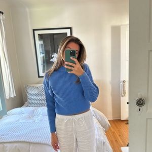 Blue everlane sweater